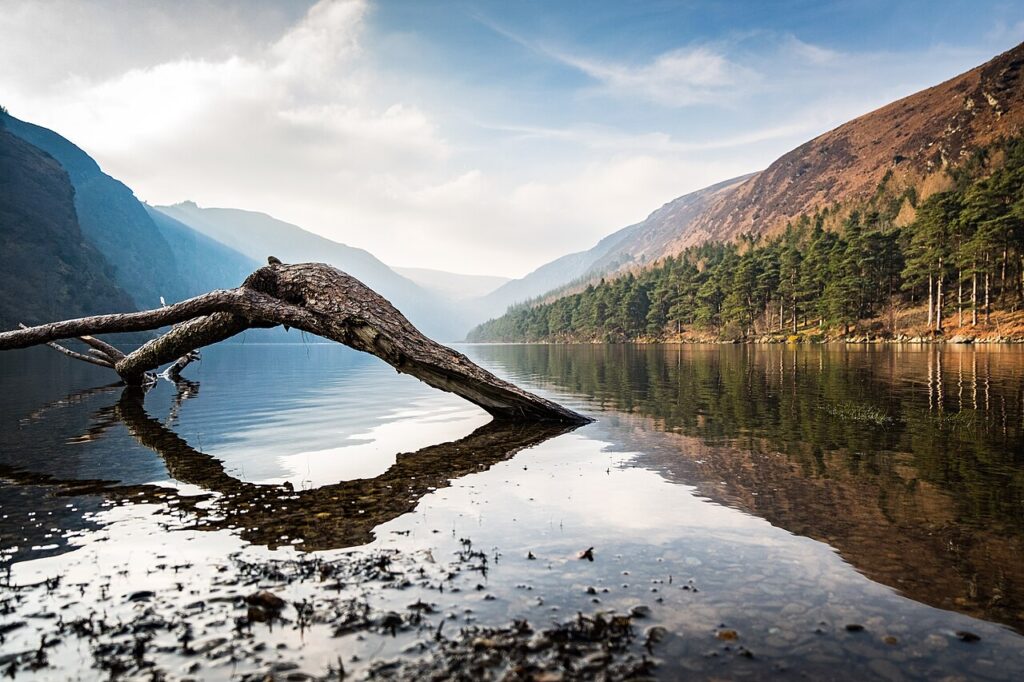 Upper Lake in Glendalough, Wicklow, Ireland.jpg